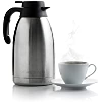 Cresimo Termo para Café - en Acero Inoxidable - Doble Panel Al Vacío - 12 Horas de Retención de Calor - 2 Litros